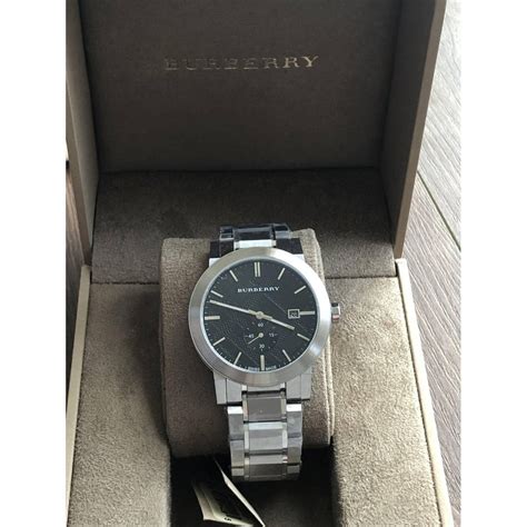 burberry men's watch the city black bu9901|Burberry .